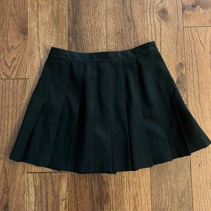 Pebble Beach black pleated mini skirt - school uniform